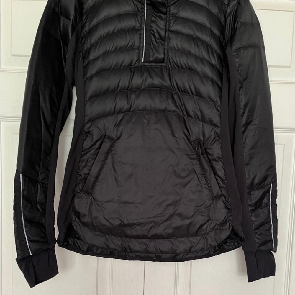 {Lululemon} Down For A Run Pullover II Jacket in Black - Women’s 4 - Picture 3 of 11